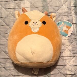 Squishmallows Tan and Cream Stuffed Animal Goat